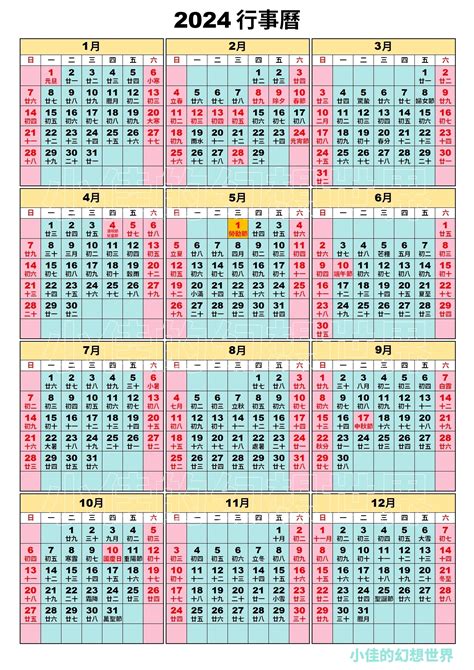 2024 天干地支|2024年農曆日期表，2024年日期農曆，2024年陰曆日曆日期，202…